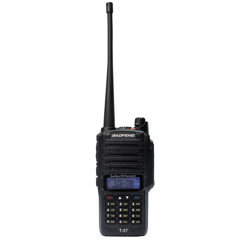 Baofeng BF-T57 5W kurzo- i wodoodporny (IP57) radiotelefon dwupasmowy (2m/70cm) - 1