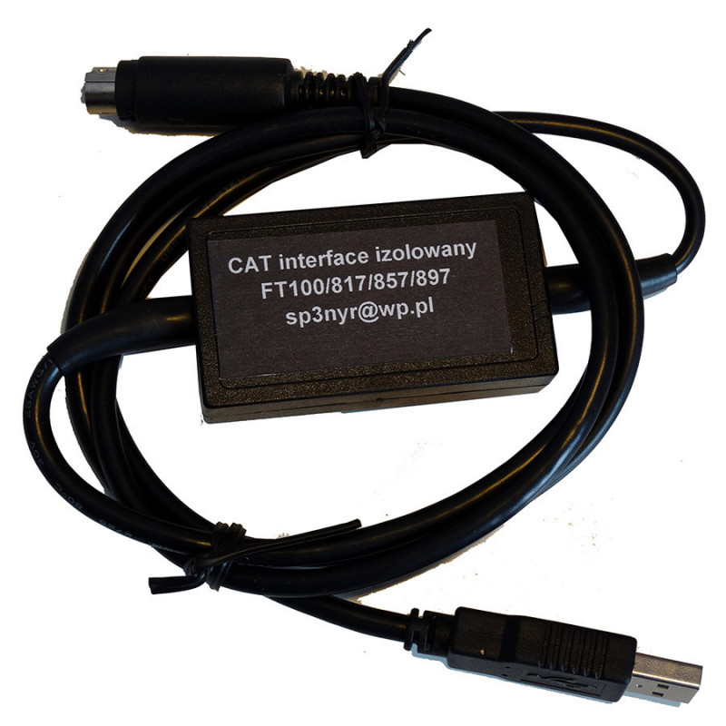 Yaesu FT-8x7 FT-100 Kabel CAT USB z separacją galwaniczną do sterowania i programowania (FT-817 FT-818 FT-857 FT-897 FT-100) - 1