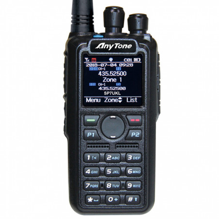 AnyTone AT-D878UV SP-DMR radiotelefon DMR + FM, MotoTRBO Tier I i II z obsługą 5 DMR ID i APRS - 1