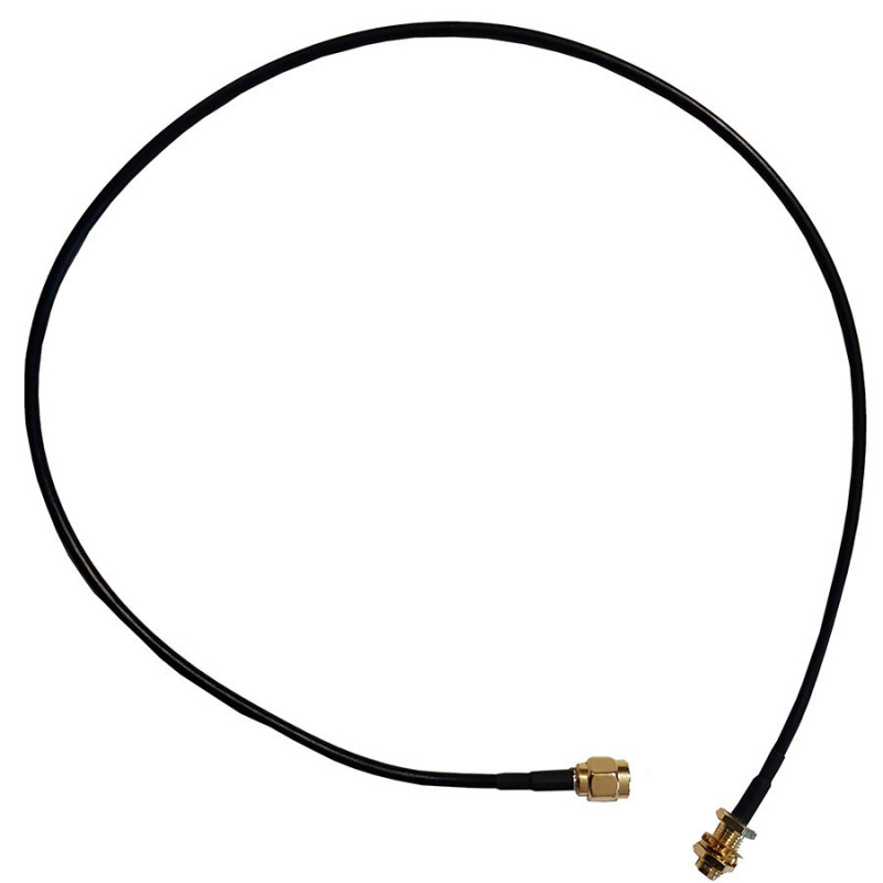 Przedłużacz antenowy o długości 50cm RG-174 SMA gniazdo / SMA wtyk - 1