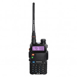 Baofeng UV-5R 8W dwupasmowy radiotelefon (duobander) 2m + 70cm w kolorze czarnym - 1