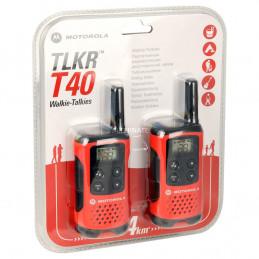 Motorola T40 PMR komplet radiotelefonów PMR w kolorze czerwonym - 2