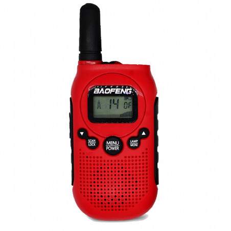 Baofeng BF-T6 PMR 8 kanałowy radiotelefon PMR w kolorze czerwonym - 1