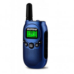 Baofeng BF-T6 PMR 8 kanałowy radiotelefon PMR w kolorze niebieskim - 2 sztuki - 4
