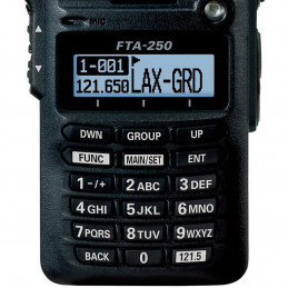 Yaesu FTA-250L - ręczny radiotelefon na pasmo lotnicze z krokiem 8.33 i 25kHz - 3