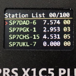 X1C5 Plus - Kompletny tracker APRS / DIGIpeater z kolorowym wyświetlaczem oraz nadajnikiem VHF o mocy 1W - 6
