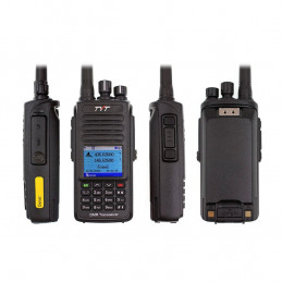 TYT MD-UV390 DMR Waterproof DMR + FM Dual Band Radio Compatible with MotoTRBO Tier I and II - 2
