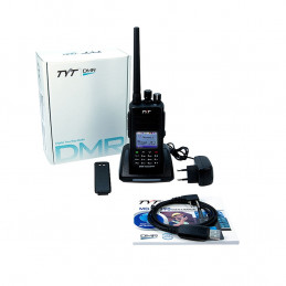 TYT MD-UV390 DMR Waterproof DMR + FM Dual Band Radio Compatible with MotoTRBO Tier I and II - 4
