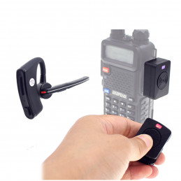 AC-BHERDT - Bezprzewodowy zestaw słuchawkowy Bluetooth do radiotelefonów z wtykiem K, z obsługą telefonu komórkowego - 2