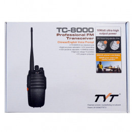 TYT TC-8000 10W 16 kanałowy (400-520MHz) ręczny radiotelefon o mocy 10W ze scramblerem
