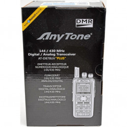 AnyTone AT-D878UV Plus z BlueTooth SP-DMR radiotelefon DMR + FM, MotoTRBO Tier I i II z obsługą 5 DMR ID i APRS - 2