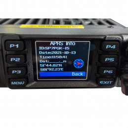 AnyTone AT-D578UV PLUS - duobander samochodowy z APRS DMR i FM z GPS i BT z dwoma niezależnymi odbiornikami - 3