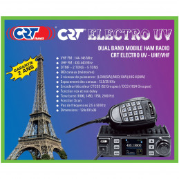 CRT ELECTRO UV miniaturowy duobander samochodowy 20W - 3