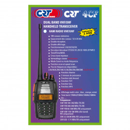 CRT 4CF 5W radiotelefon VHF/UHF z odbiornikiem AIR i KF - 7