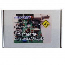 mikroQ80 – FT8 DIGI transceiver 3W DIY KIT