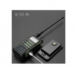 Baofeng UV-16 5W dwupasmowy radiotelefon 2m + 70cm w kolorze czarnym z ładowaniem USB C - 6