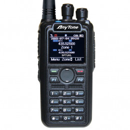 AnyTone AT-D878UV Plus z BT SP-DMR radiotelefon DMR + FM, MotoTRBO Tier I i II 5 DMR ID i APRS 2100mAh - 2