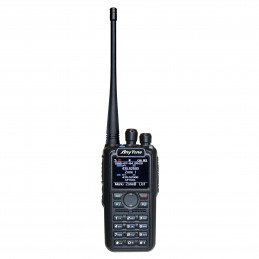 AnyTone AT-D878UV Plus z BT SP-DMR radiotelefon DMR + FM, MotoTRBO Tier I i II 5 DMR ID i APRS 2100mAh - 5