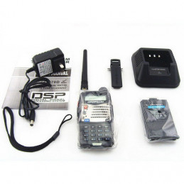 Baofeng UV-5RA 5W dwupasmowy radiotelefon (duobander) 2m + 70cm w kolorze czarnym - 7