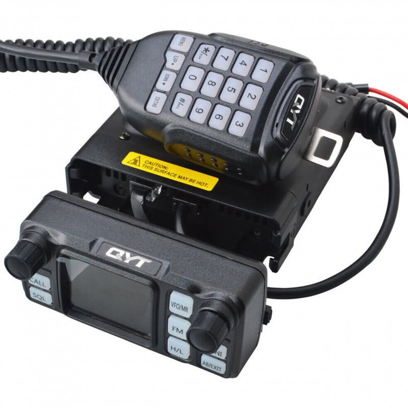 QYT KT-5000 144/430MHz 25W radiotelefon samochodowy z odczepianym panelem