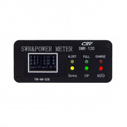 SWR-120 SWR Meter 1.8MHz-50MHz 0.5W-120W standing-wave Meter with OLED display