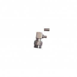 Angular crimp N plug for H155 coaxial cable - 1