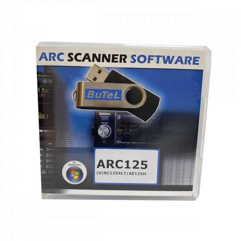 ARC125 - software do programowania skanerów UNIDEN BC125AT / UBC125XLT / UBC126 / AE125H - 1