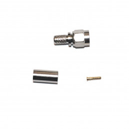 RSMA-M plug for RG58 coaxial cable - 1