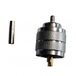 UHF plug for RG174 coaxial cable