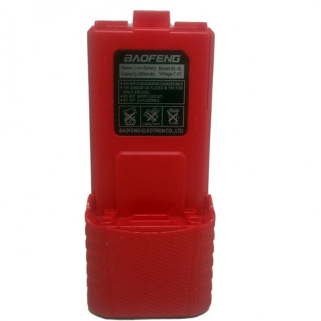 Bateria do Baofeng UV-5R 3800mAh czerwona - 1