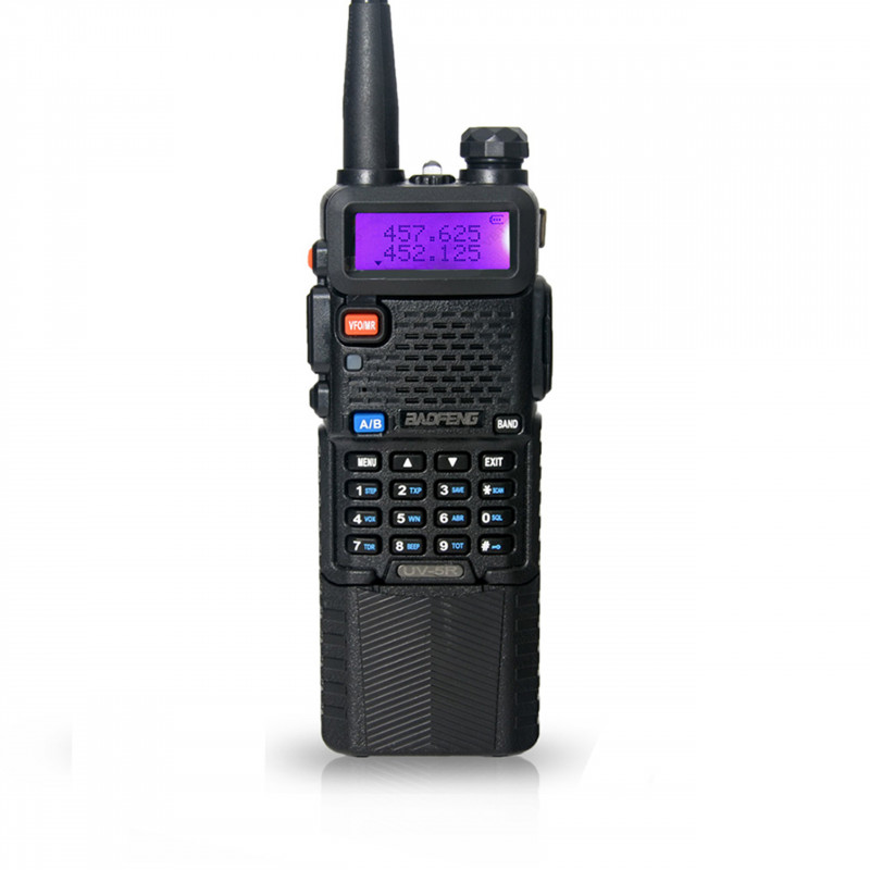 Baofeng UV-5R 5W dual-band radio (duobander) 2m + 70cm black
