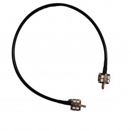 RG58 UHF Male to UHF Male Extension Cable (50cm) - 2
