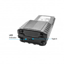 Baofeng UV-5R 3800mAh Battery with USB-C Charging - 5