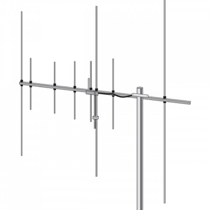 Antena Maldol HS-FOX727 YAGi 144/430MHz turystyczna 9.5dB/11.5dB - 1