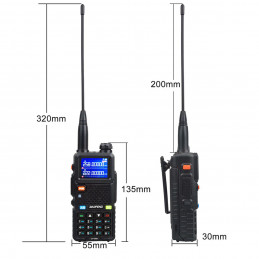 CRT 2FP  5W dwupasmowy radiotelefon (duobander) 2m + 70cm - 4