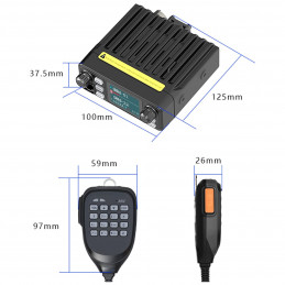 Sifang TM8118 transceiver VHF / UHF 25W - 3