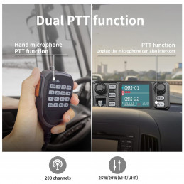 Sifang TM8118 transceiver VHF / UHF 25W - 5