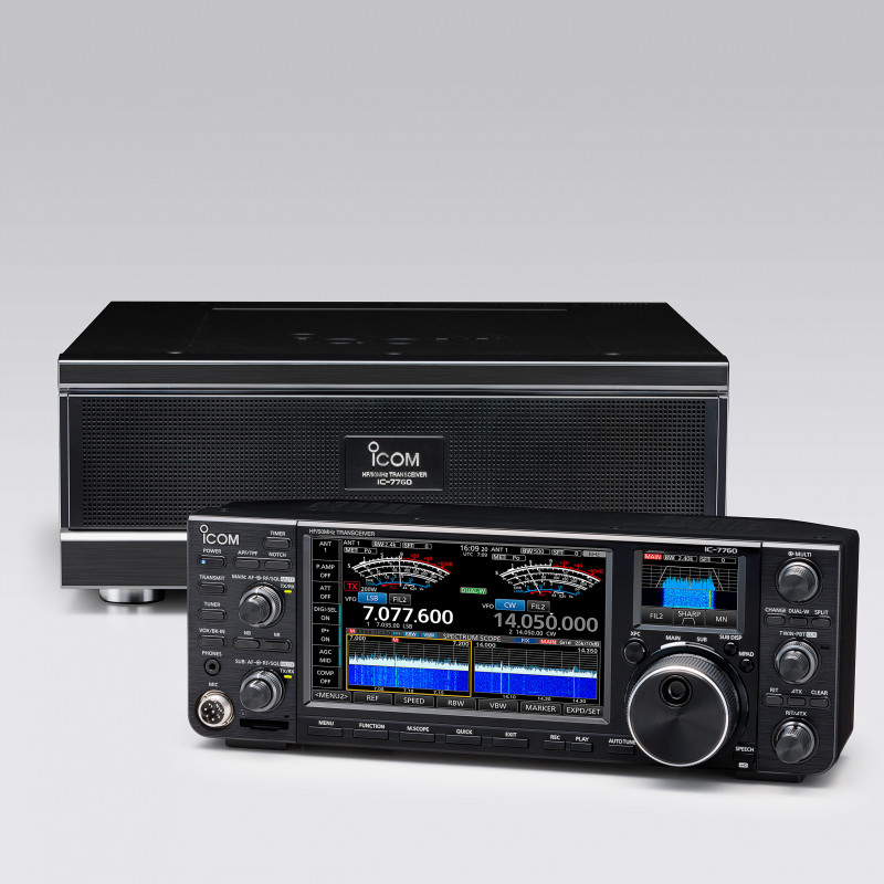 ICOM IC-7760 wyczynowy transceiver  200W KF + 50MHz z dwoma odbiornikami - 1