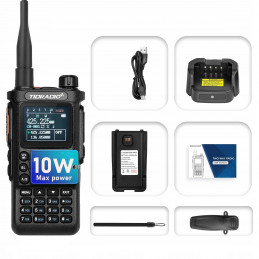 TIDRadio H8 10W radiotelefon z BlueTooth 136-174MHz oraz 400-520MHz - 7