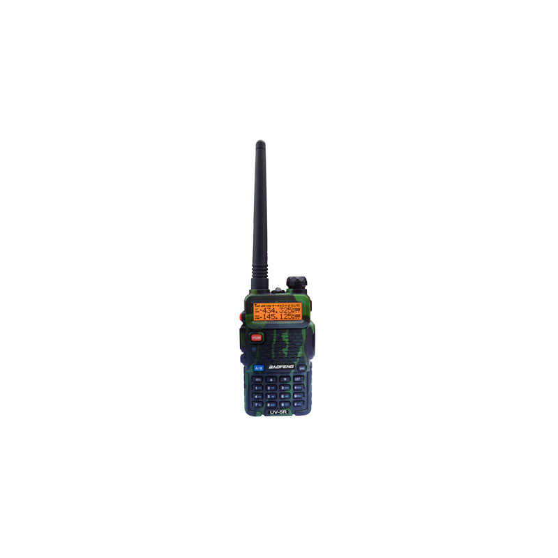 Baofeng UV-5R 5W dual-band radio (duobander) 2m + 70cm in comouflage color- 1