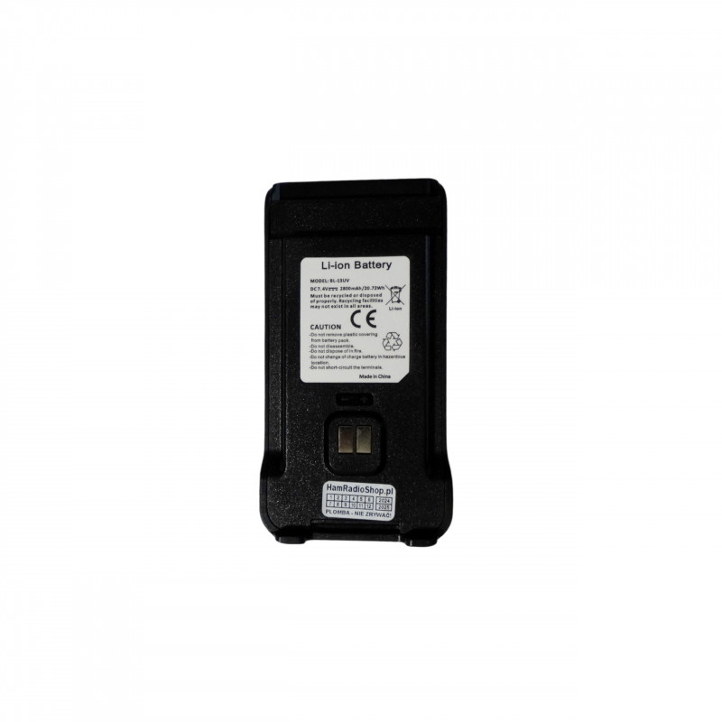 Bateria 2800mAh do TYT TH-UV88 TH-UV98 P15UV z USB C BL-13UV - 1 Bateria 2800mAh do TYT TH-UV88 TH-UV98 P15UV z USB C BL-13UV - 1