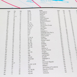 Mapa świata DXCC w formacie 98 x 68cm - 6