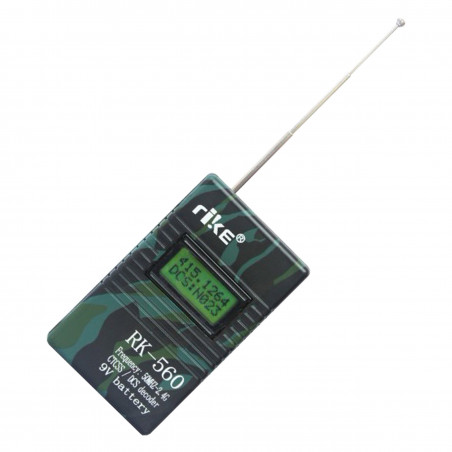 Miernik częstotliwości z dekoderem CTCSS/DCS RIKE RK560 o zakresie pracy od 50MHz do 2.4 GHz - 1