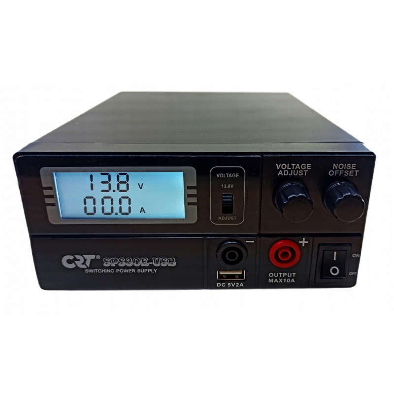 Zasilacz impulsowy CRT SPS30E-USB 25A / 30A z gniazdem USB - 1 Zasilacz impulsowy CRT SPS30E-USB 25A / 30A z gniazdem USB - 1