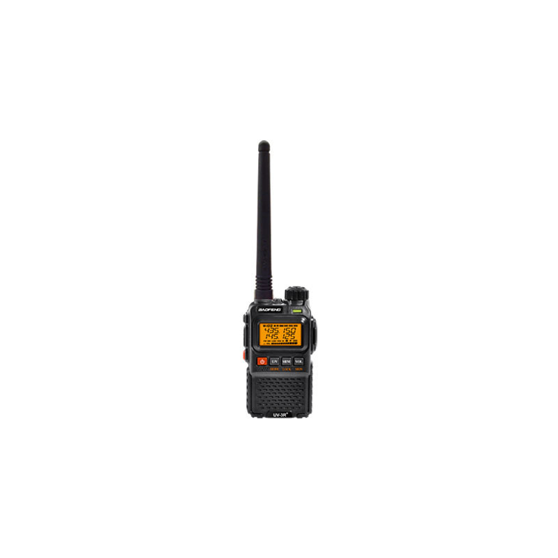 Baofeng UV-3R Plus 3W dual-band radio (duobander) 2m + 70cm in black color - 1