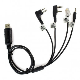 Uniwersalny kabel USB 4 w 1 do programowania radiotelefonów z 4 wtykami