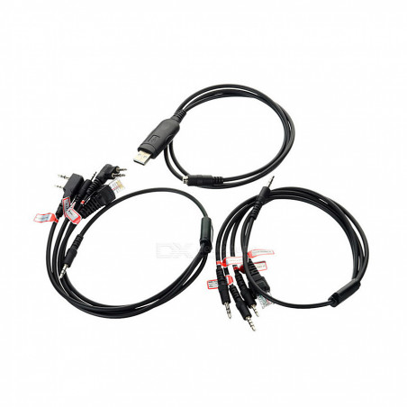 Uniwersalny kabel USB 8 w 1 do programowania radiotelefonów z 8 wtykami - 1