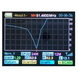 KVE60C analizator antenowy (VNA) na pasmo 0.5 - 60 MHz - 5