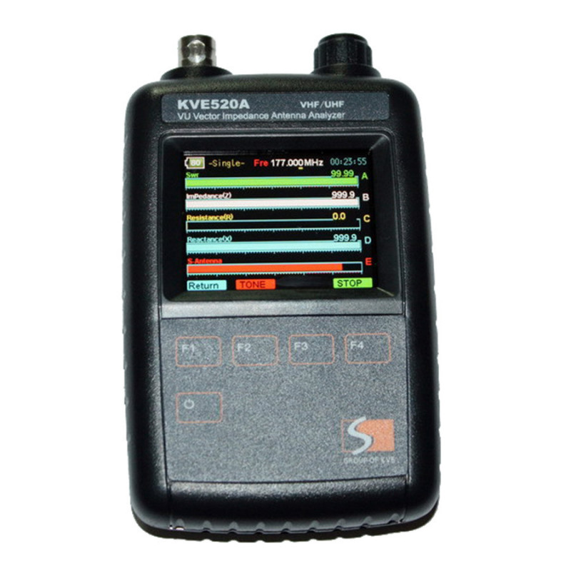 KVE520A analizator antenowy (VNA) na pasmo 133-177 MHz, 195-280 MHz, 395-520 MHz - 1