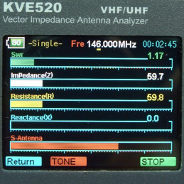 KVE520A analizator antenowy (VNA) na pasmo 133-177 MHz, 195-280 MHz, 395-520 MHz - 5